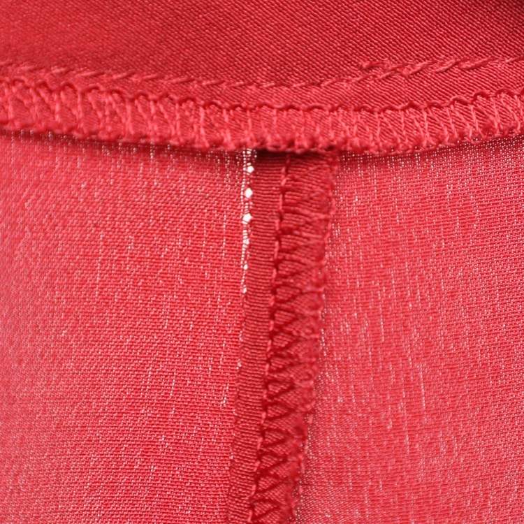 Pre Owned Just Cavalli Burgundy Crepe Maxi Skirt M