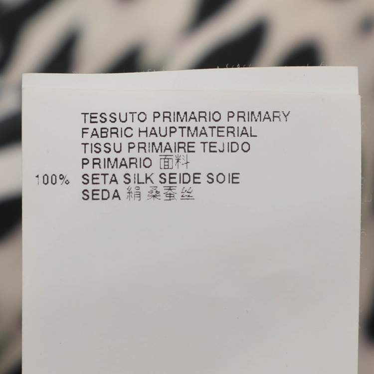 Pre Owned Just Cavalli Multicolor Printed Crepe Long Sleeve Tops S