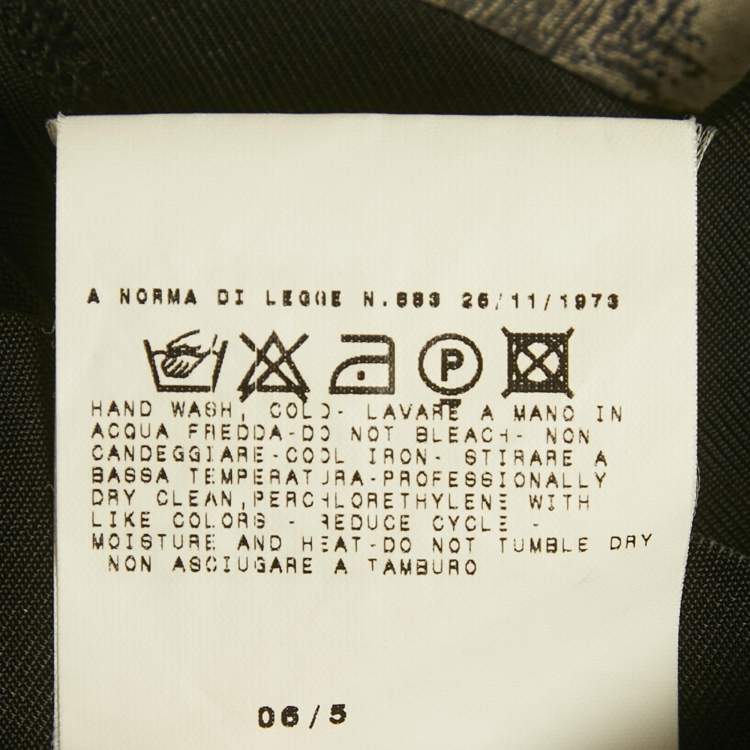 Pre Owned Just Cavalli Black Animal Print Frill Detail Jersey Top XS 