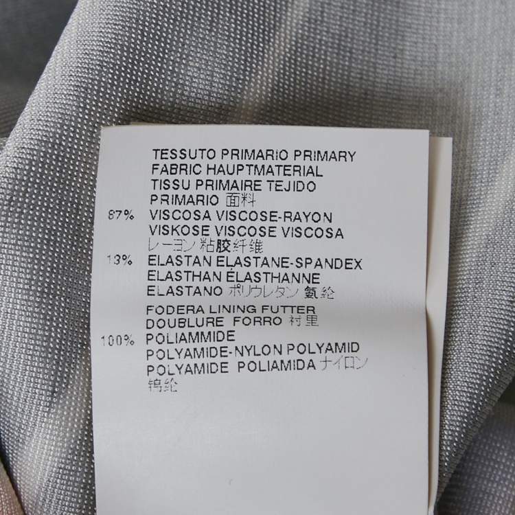 Pre Owned Just Cavalli Orange Printed Jersey Mini Dress M