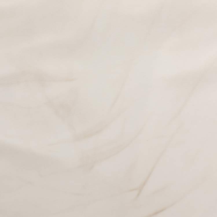 Pre Owned Just Cavalli Cream Stretch Knit Mini Dress S