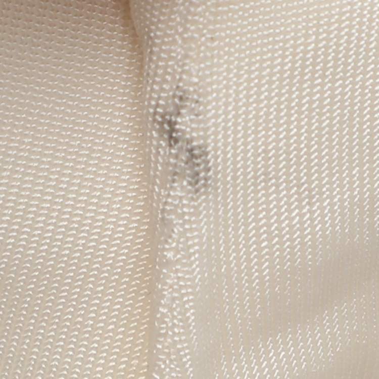 Pre Owned Just Cavalli Cream Stretch Knit Mini Dress S