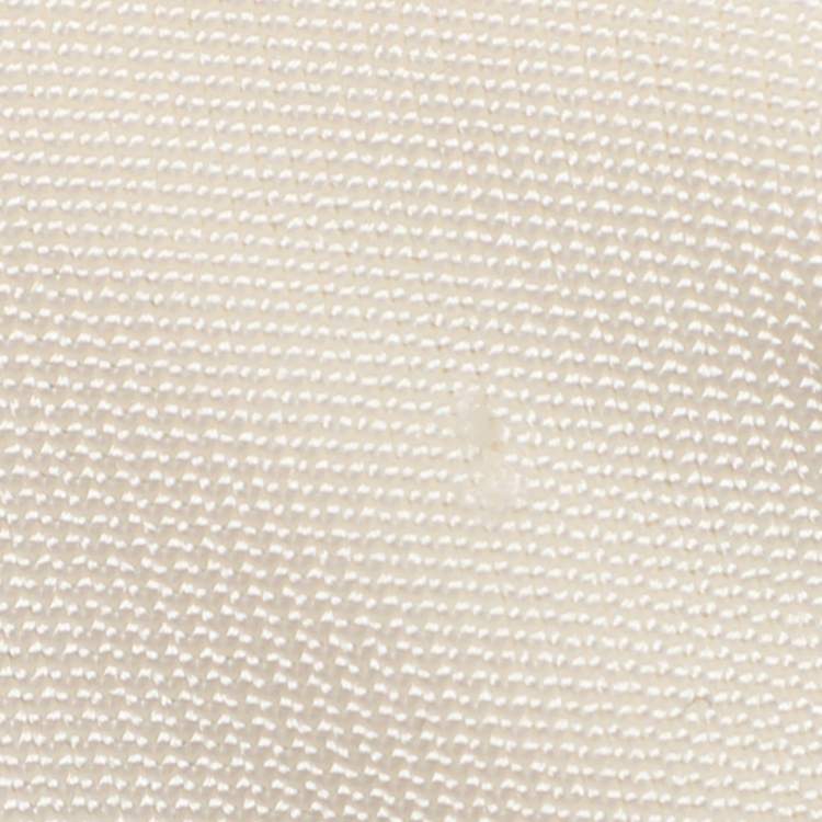 Pre Owned Just Cavalli Cream Stretch Knit Mini Dress S