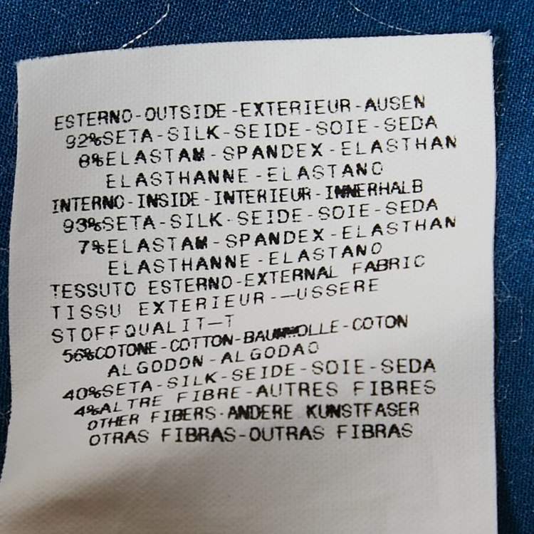 Pre Owned Just Cavalli Multicolor Printed Silk Top M