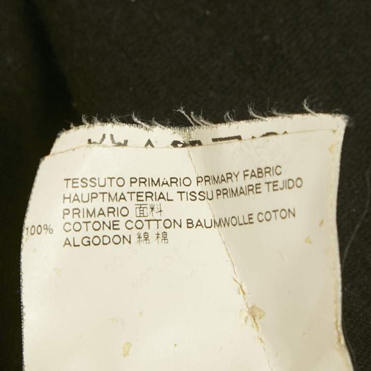 مملوكة مسبقًا Just Cavalli Printed Embellished Cotton T-Shirt S 