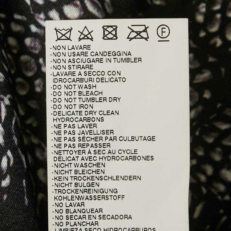 مملوكة مسبقًا Just Cavalli Black Leather Lace-Up Jacket S