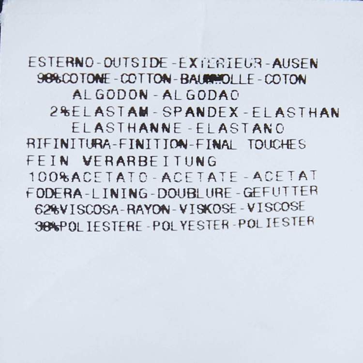 Pre Owned Just Cavalli Brown Animal Print Gabardine Blazer S