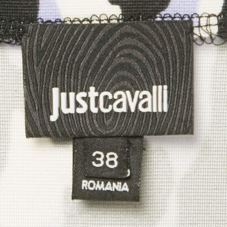 Pre Owned Just Cavalli Multicolor Printed jeresy Mini Dress S