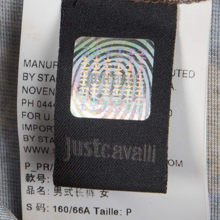 Pre Owned Just Cavalli Multicolor Python Print Leggings S