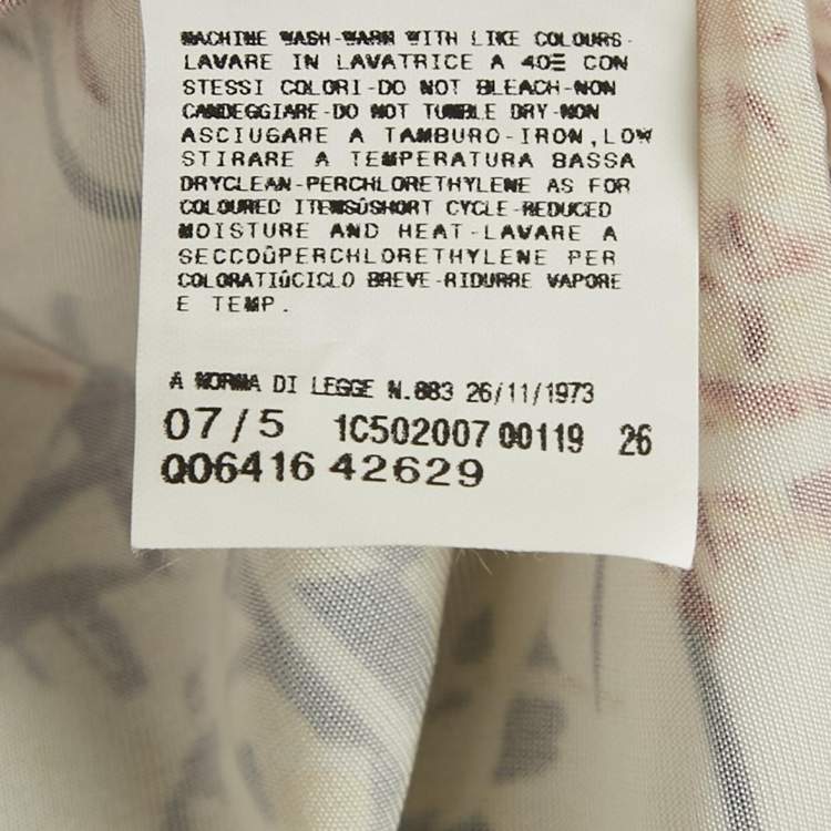 مملوكة مسبقًا Just Cavalli Multicolour Jersey Floral Print Sleeveless Dress M