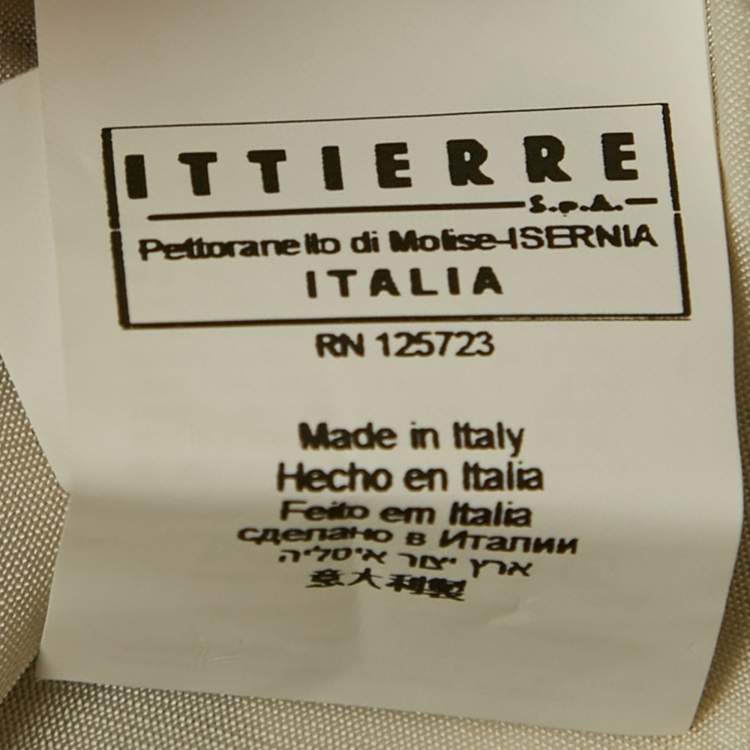 Pre Owned Just Cavalli White Leaf Print Jersey Draped Dress M