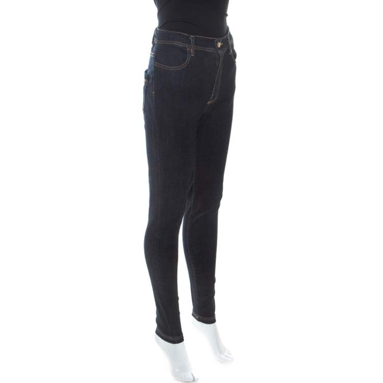 مملوكة مسبقًا Just Cavalli Blue Dark Wash Denim Slim Fit jeans M