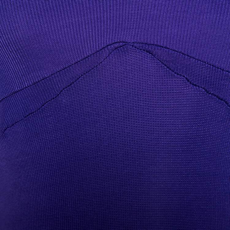 Pre Owned Just Cavalli Purple Stretch Jersey Sleeveless Mini Dress M