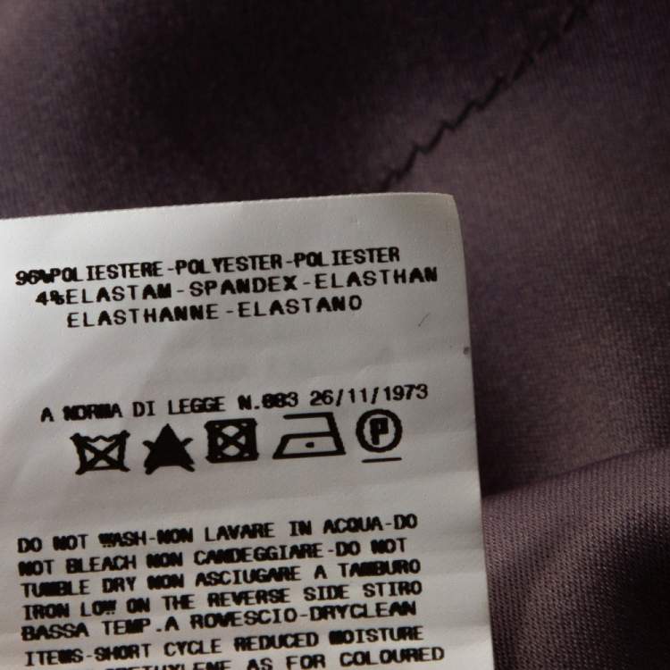 Pre Owned Just Cavalli Mauve Stretch Satin Maxi Skirt M