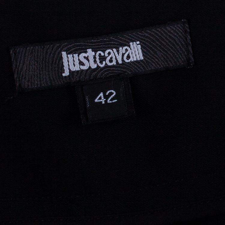 مملوكة مسبقًا Just Cavalli Black Tailored Pants M
