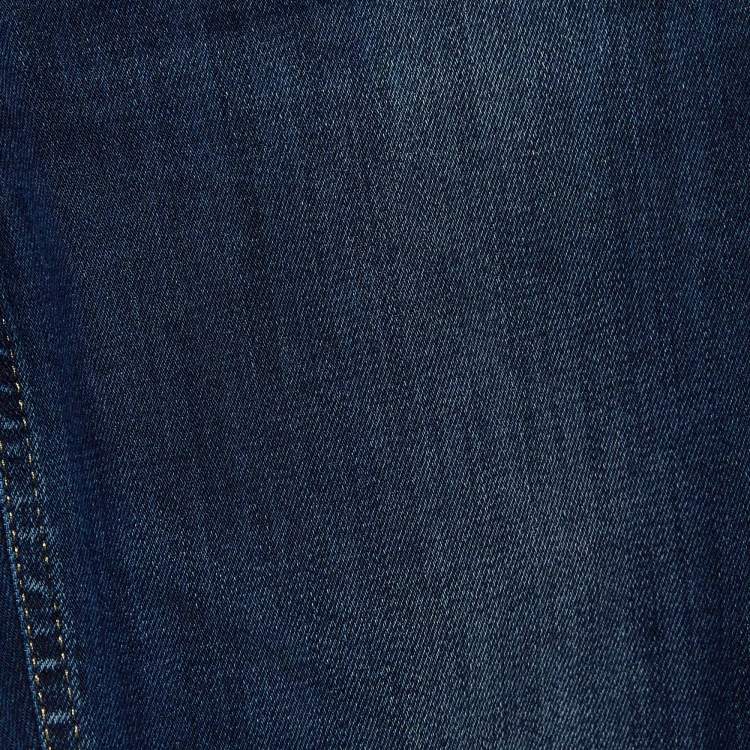 Pre Owned Just Cavalli Navy Blue Stretch Denim Skinny Leg Jeans S