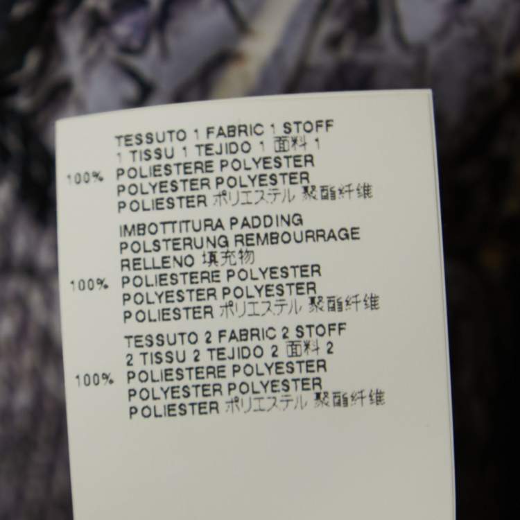 Pre Owned Just Cavalli Multicolor Floral/Snake Print Cotton Zip Front Reversible Jacket L