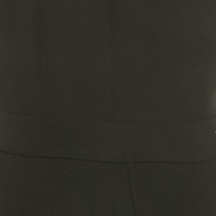 مملوكة مسبقًا Karl Lagerfeld Black Crepe Party Jumpsuit M