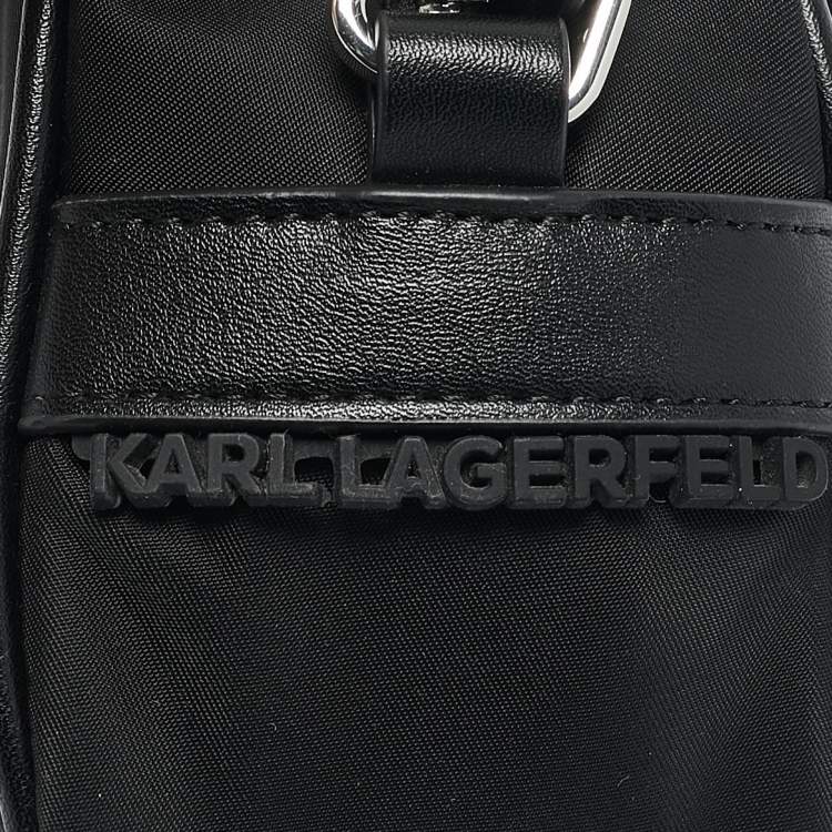 Pre Owned Karl Lagerfeld Nylon k/ikonik 2.0 Camera Crossbody Bag