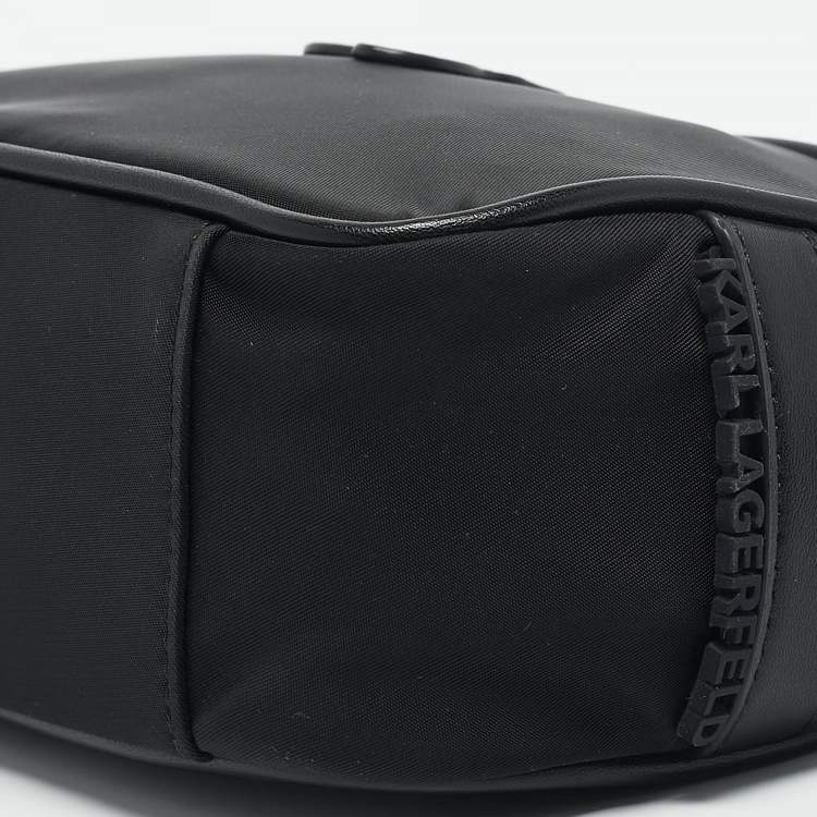 Pre Owned Karl Lagerfeld Nylon k/ikonik 2.0 Camera Crossbody Bag