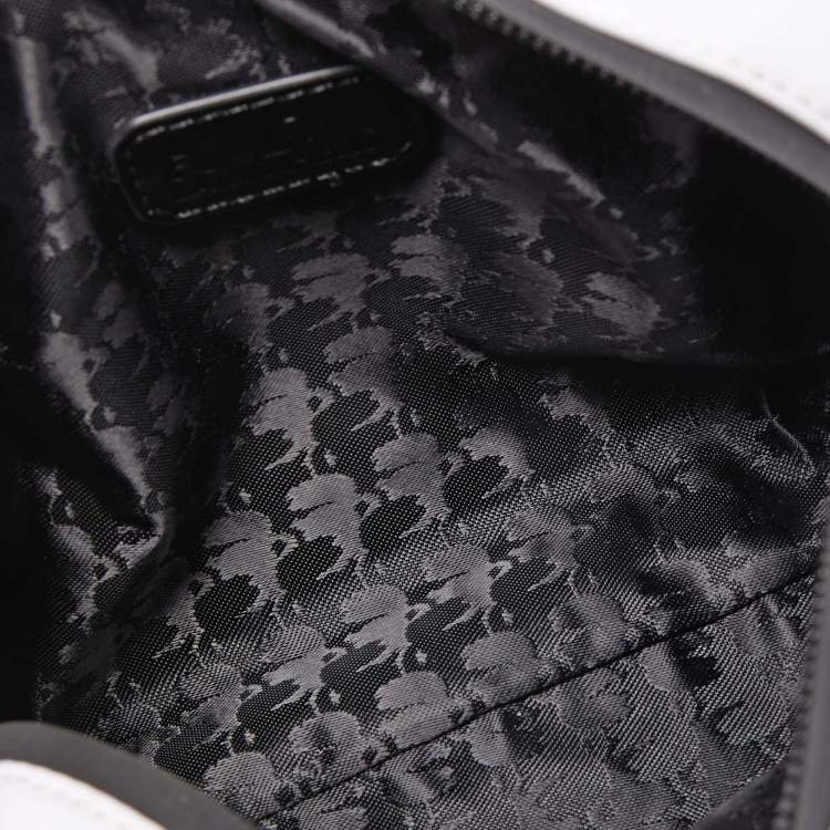 Pre Owned Karl Lagerfeld Black/Clear PVC Karlito Print Cosmetic Pouch