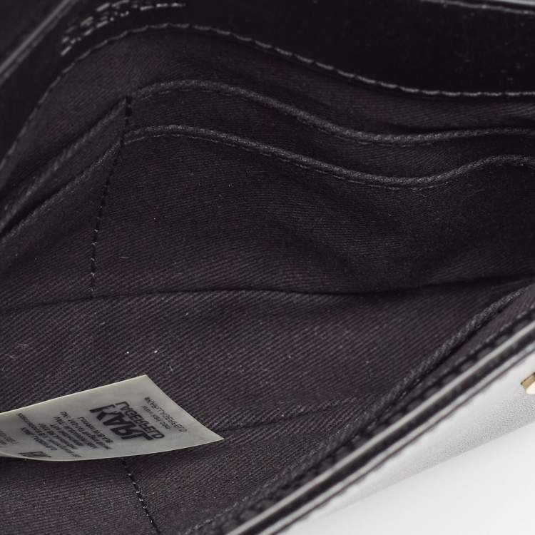 Pre Owned Karl Lagerfeld Black Leather K/Autograph Sparkle Shoulder Bag