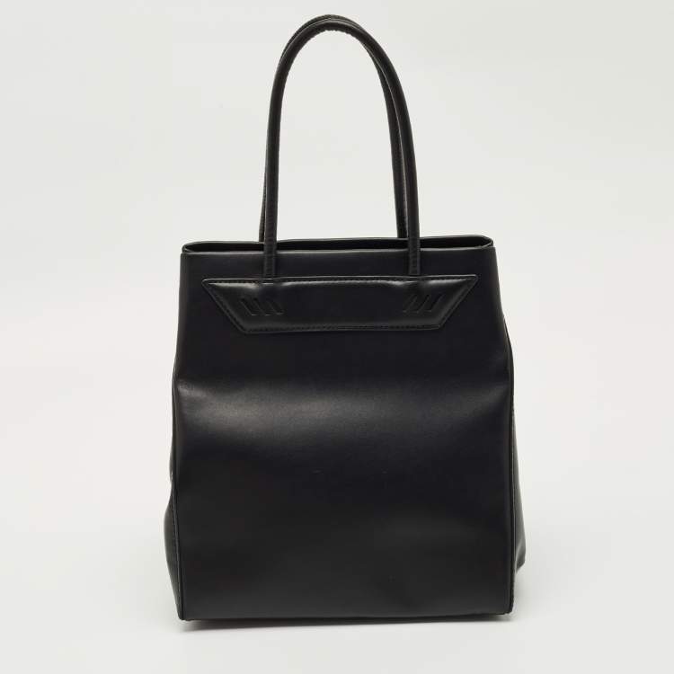 Pre Owned Karl Lagerfeld Black Leather K/Heros Tote