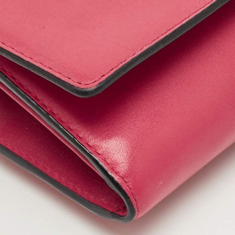 Pre Owned Karl Lagerfeld Red Leather K/Rocky Choupette Crossbody Bag