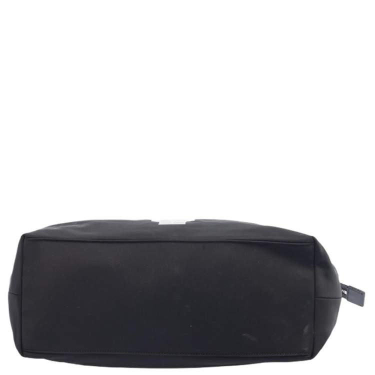 Pre Owned Karl Lagerfeld Black Nylon K Ikonik Tote