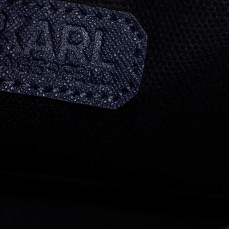 Pre Owned Karl Lagerfeld Navy Blue Leather K/Klassik Shoulder Bag