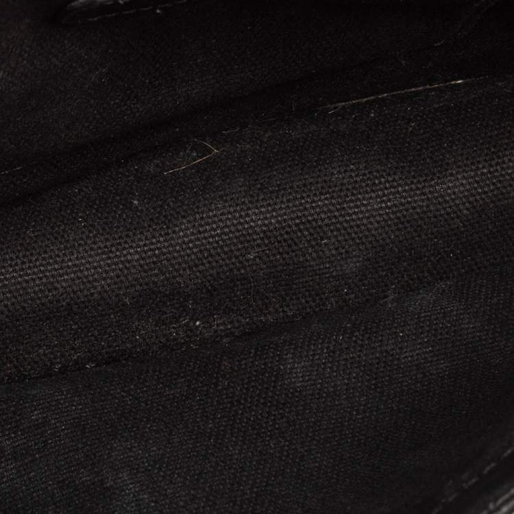 Pre Owned Karl Lagerfeld Black Leather K/Klassik Shoulder Bag