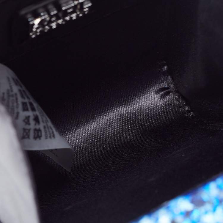 Pre Owned Karl Lagerfeld Spaceship Acrylic Box Clutch