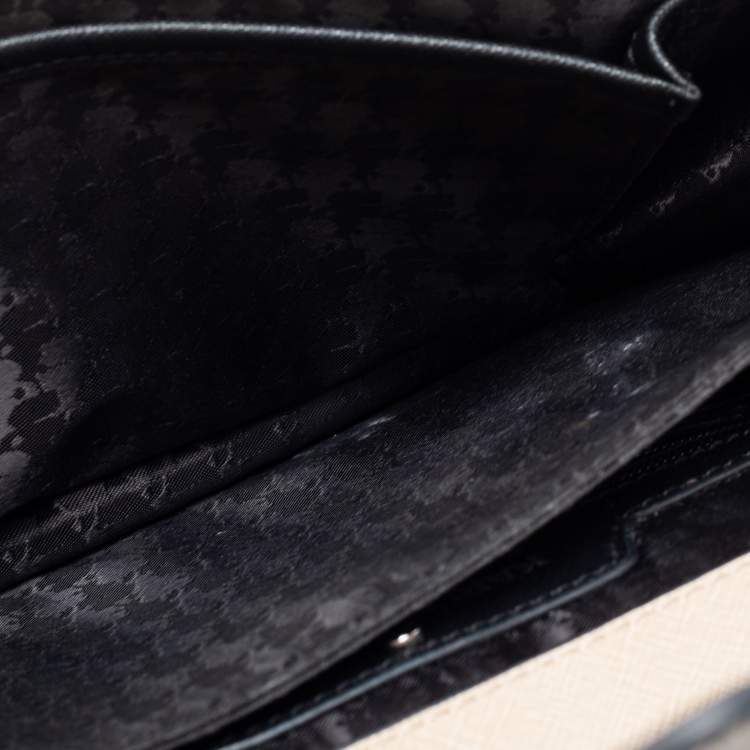 Pre Owned Karl Lagerfeld Multicolor Leather Flap Shoulder Bag