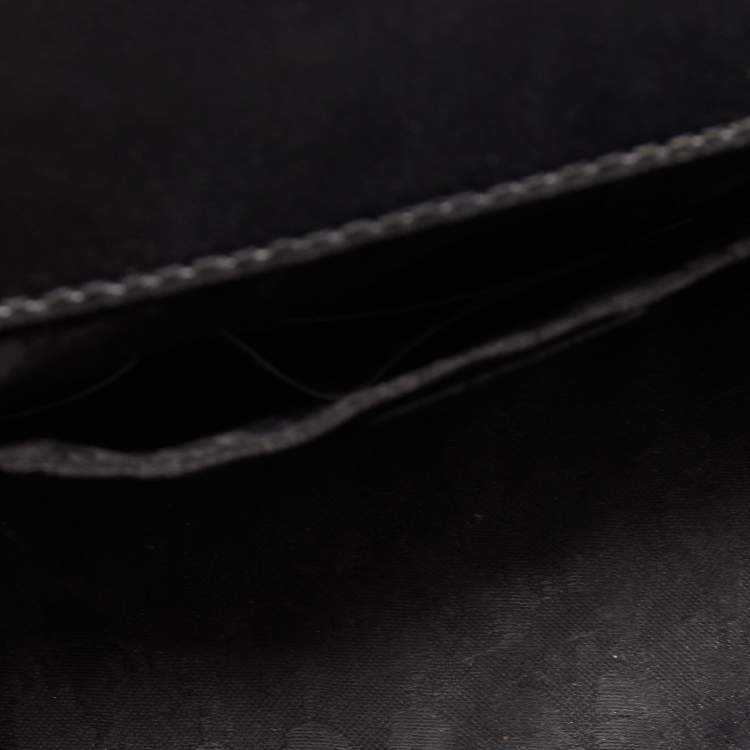 Pre Owned Karl Lagerfeld Metallic Patent and Leather K/IKONIK Shoulder Bag
