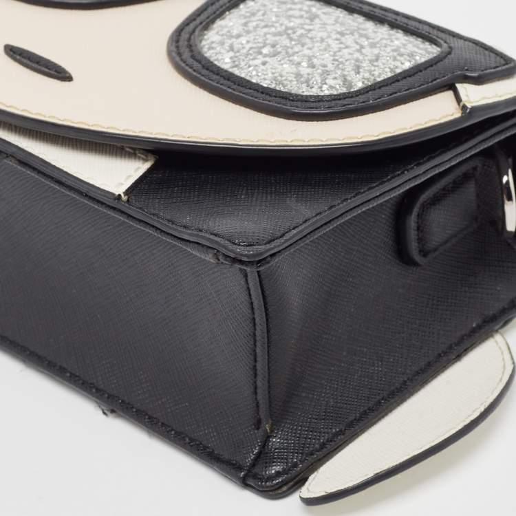 Pre Owned Karl Lagerfeld Multicolor Leather K/Kocktail Karl Crossbody Bag
