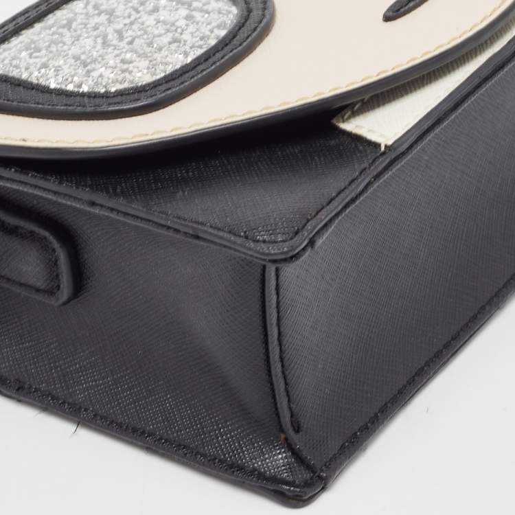 Pre Owned Karl Lagerfeld Multicolor Leather K/Kocktail Karl Crossbody Bag