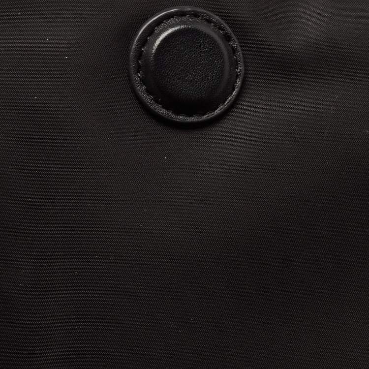 Pre Owned Karl Lagerfeld Black Nylon k/ikonik Chain Clutch