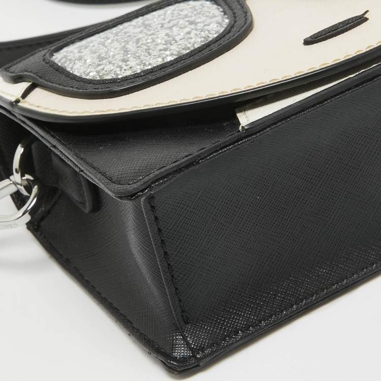 Pre Owned Karl Lagerfeld Multicolor Leather K/Kocktail Karl Crossbody Bag