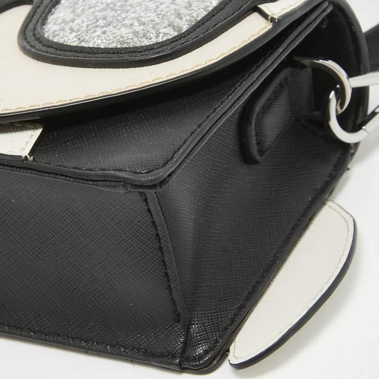 Pre Owned Karl Lagerfeld Multicolor Leather K/Kocktail Karl Crossbody Bag