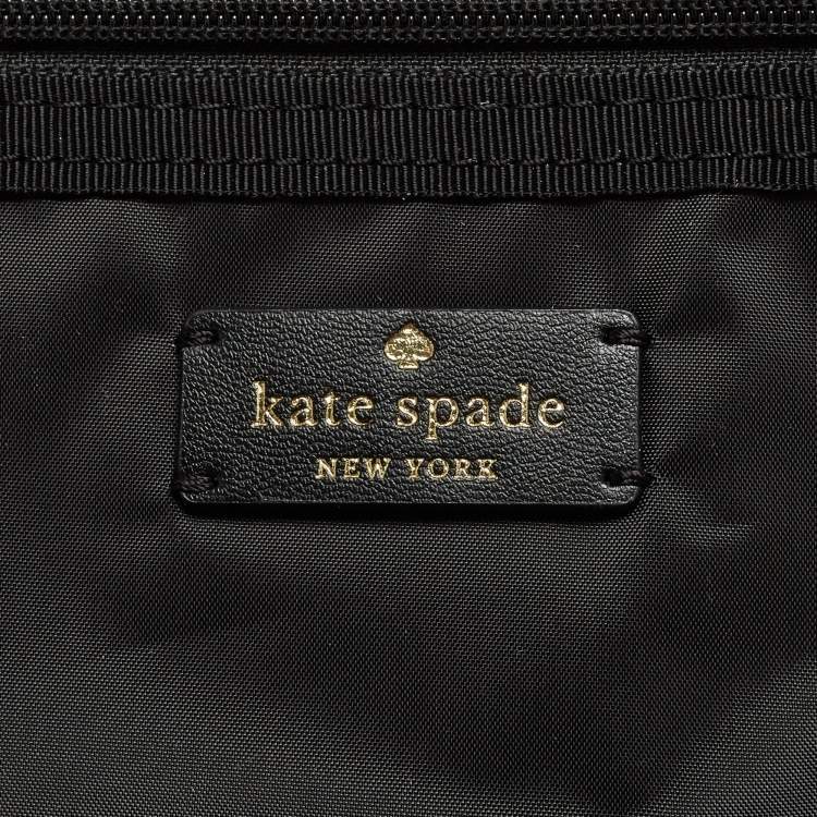 Pre Owned Kate Spade Black Nylon Chelsea Cosmetic Case