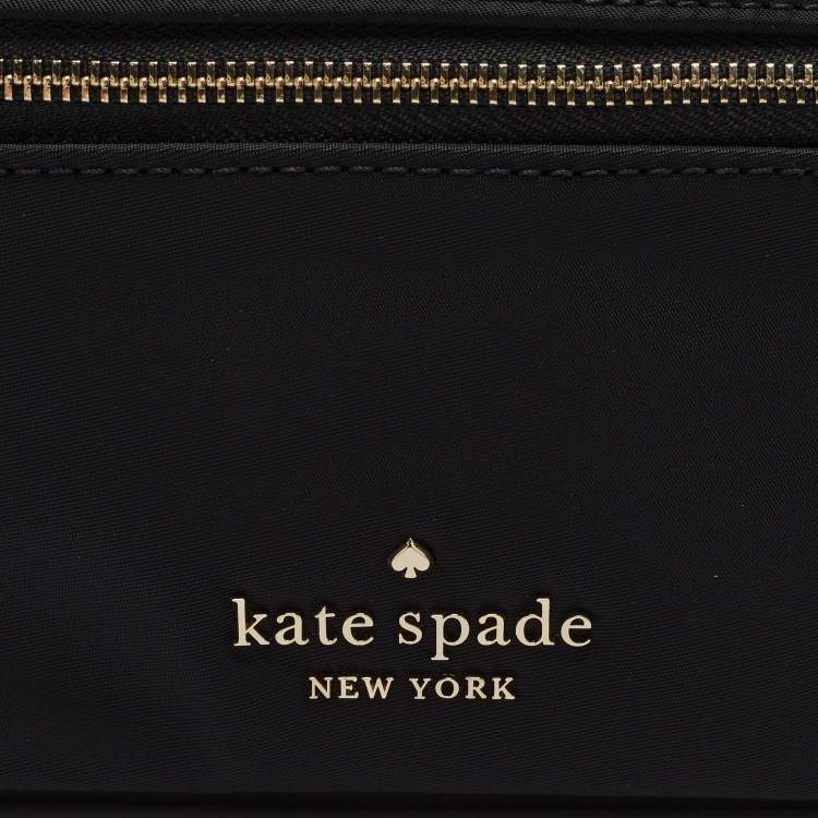 Pre Owned Kate Spade Black Nylon Chelsea Cosmetic Case