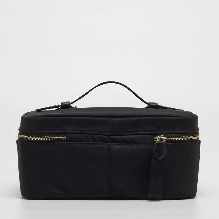 Pre Owned Kate Spade Black Nylon Chelsea Cosmetic Case
