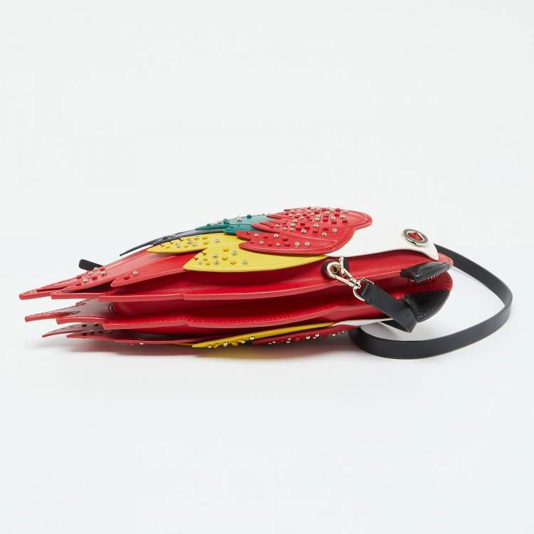 مملوكة مسبقًا Kate Spade Multicolor Leather Rio Parrot Crossbody Bag