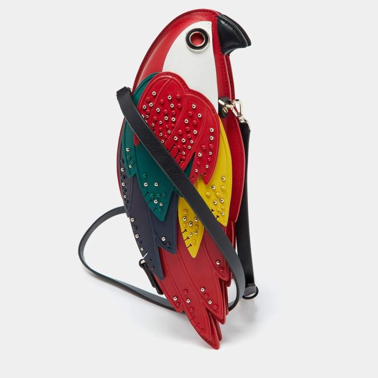 مملوكة مسبقًا Kate Spade Multicolor Leather Rio Parrot Crossbody Bag