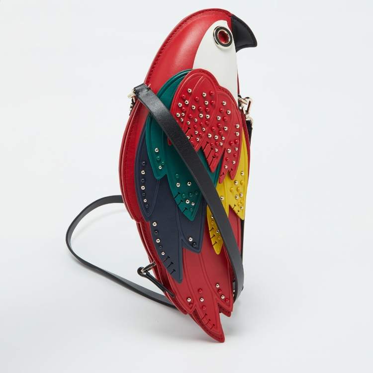 مملوكة مسبقًا Kate Spade Multicolor Leather Rio Parrot Crossbody Bag