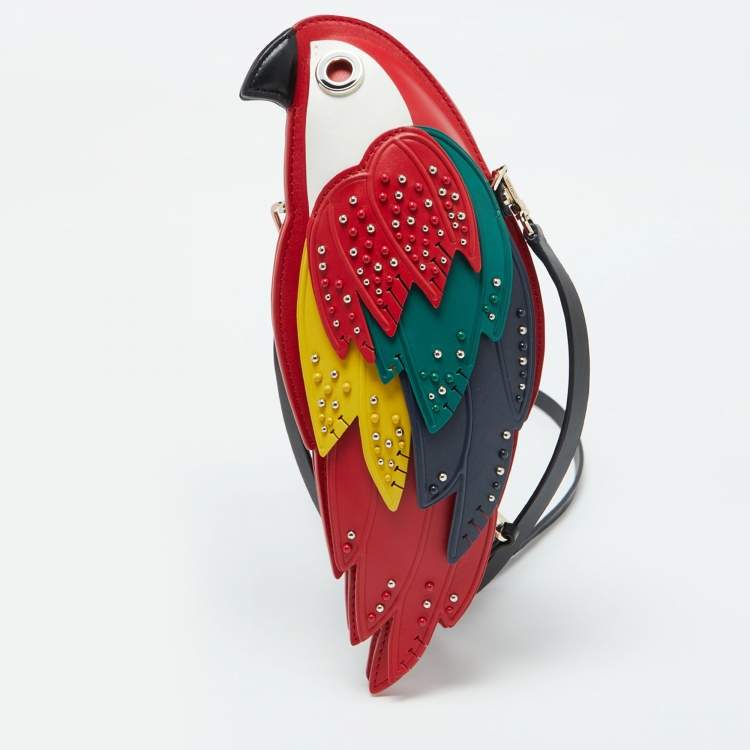 مملوكة مسبقًا Kate Spade Multicolor Leather Rio Parrot Crossbody Bag