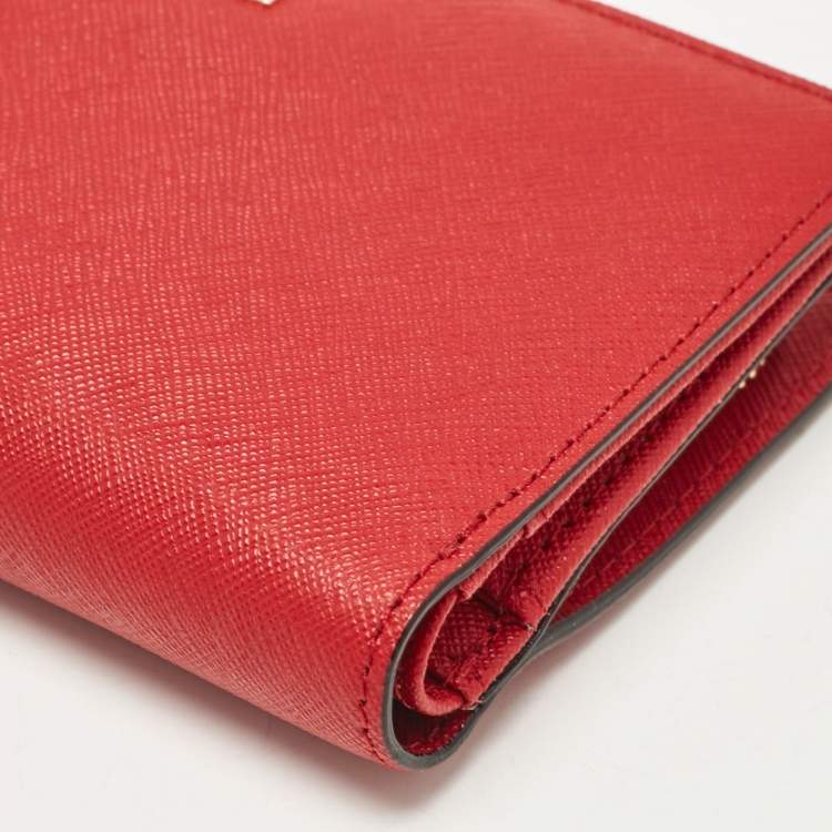مملوكة مسبقًا Kate Spade Red Leather French Wallet