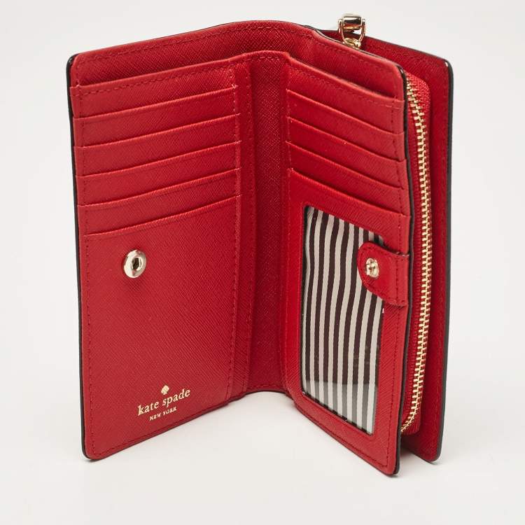 مملوكة مسبقًا Kate Spade Red Leather French Wallet