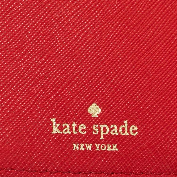 مملوكة مسبقًا Kate Spade Red Leather French Wallet