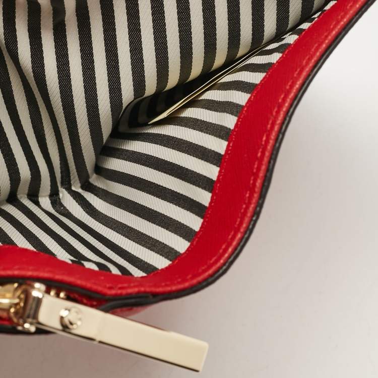 مملوكة مسبقًا Kate Spade Red Leather French Wallet